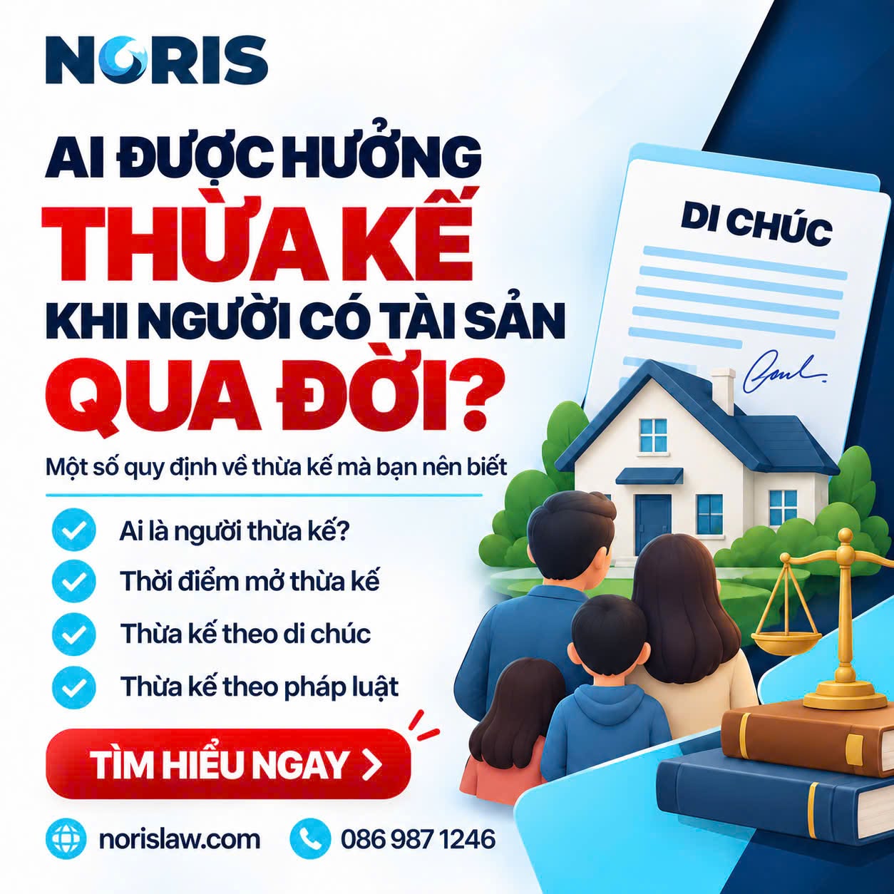 Ai được hưởng thừa kế khi người có tài sản qua đời?