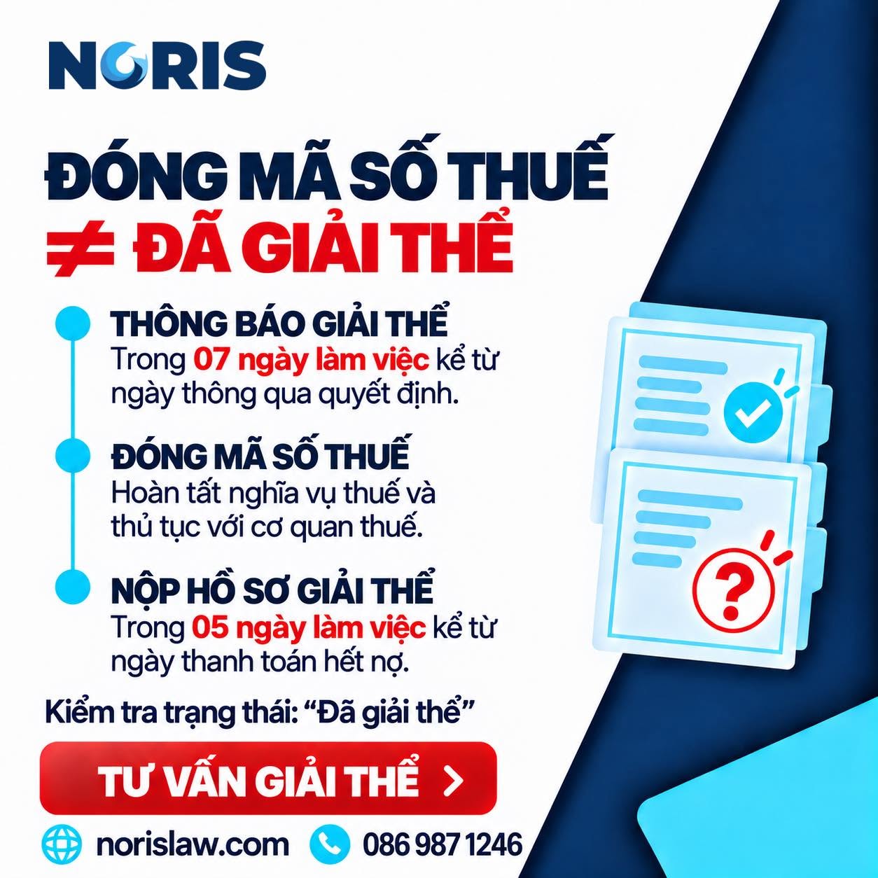 Đóng mã số thuế có phải doanh nghiệp đã giải thể?