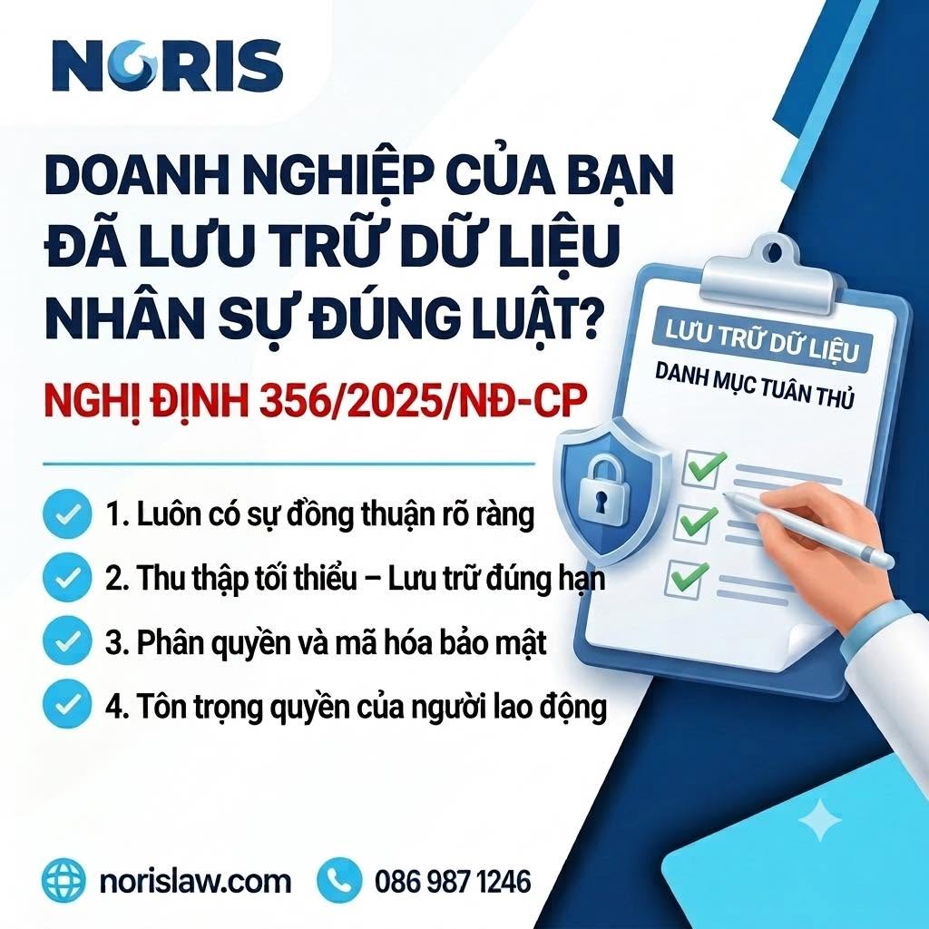 Doanh nghiệp đã lưu trữ dữ liệu nhân sự đúng luật chưa?